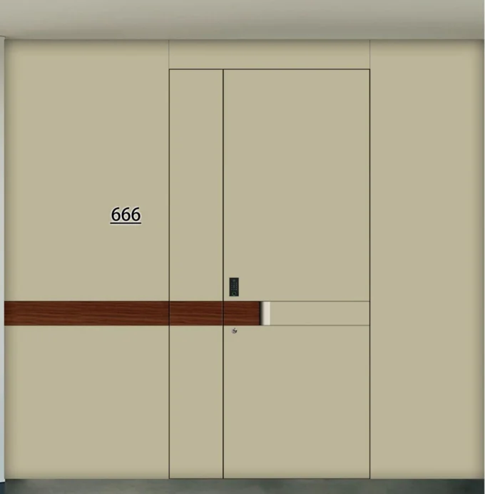ELMNT-021 — Seamless facade, aluminium entrance door