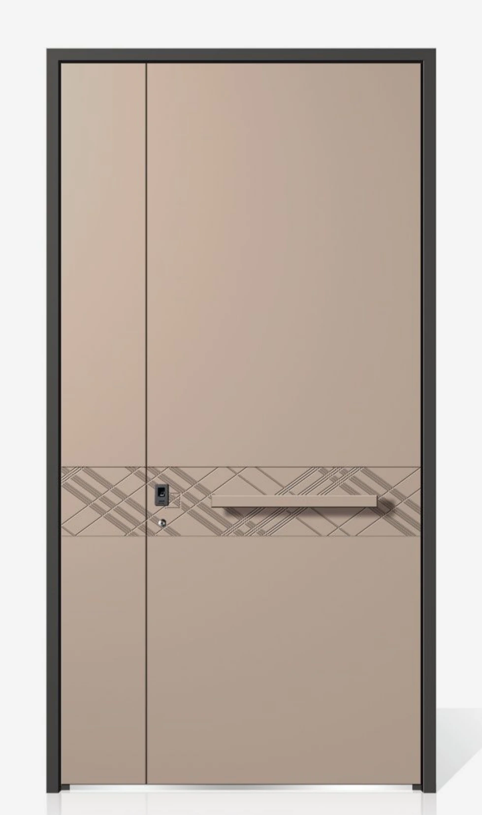 ELMNT-073 — Folded line detail, aluminium entrance door