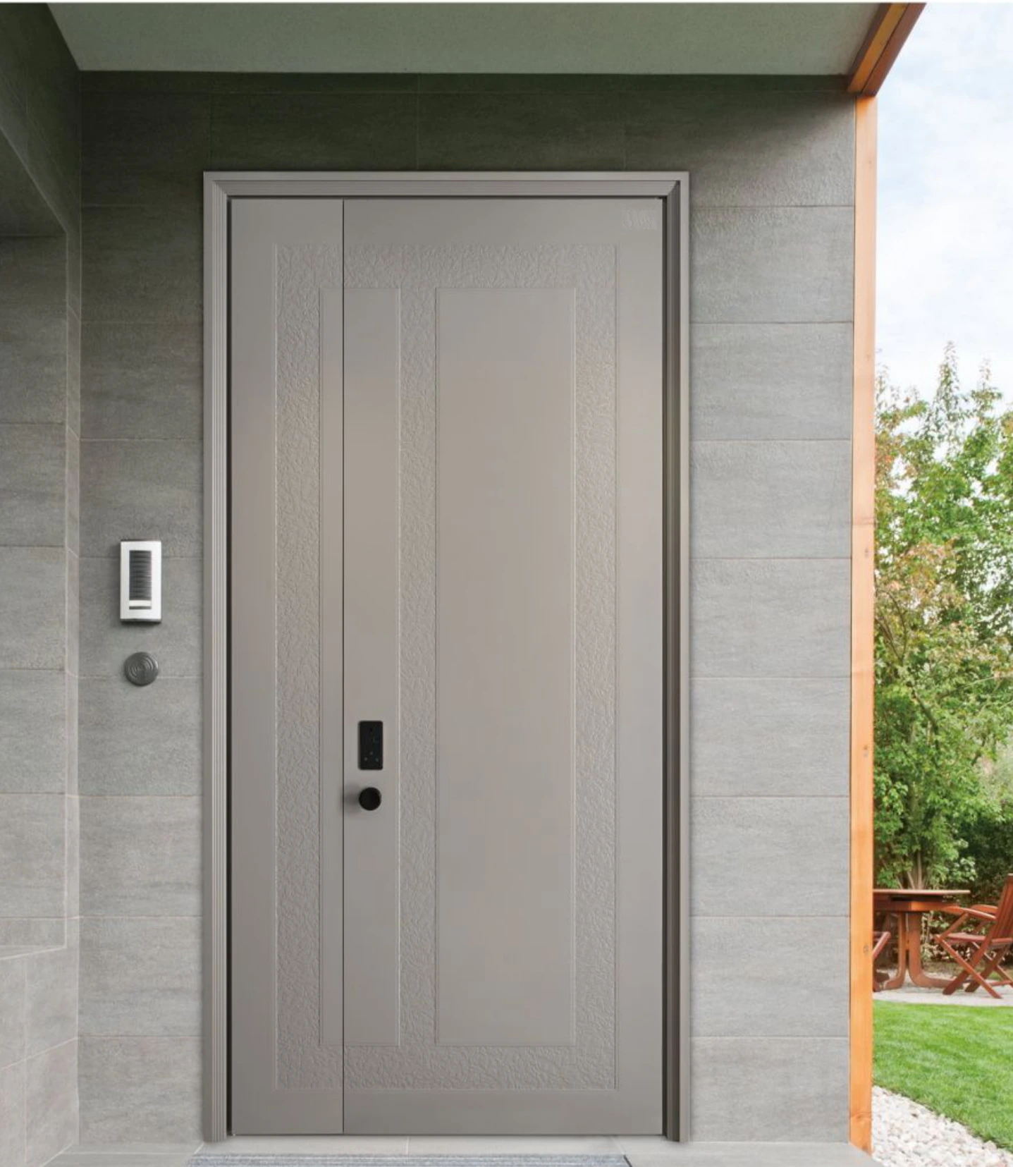 ELMNT-090 — Refined neutral entry, aluminium entrance door