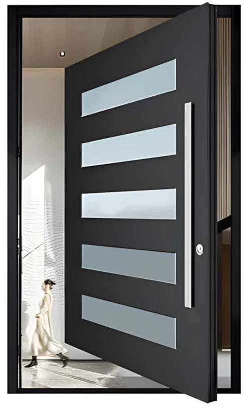 ELMNT-096 — Five glazed apertures, aluminium entrance door