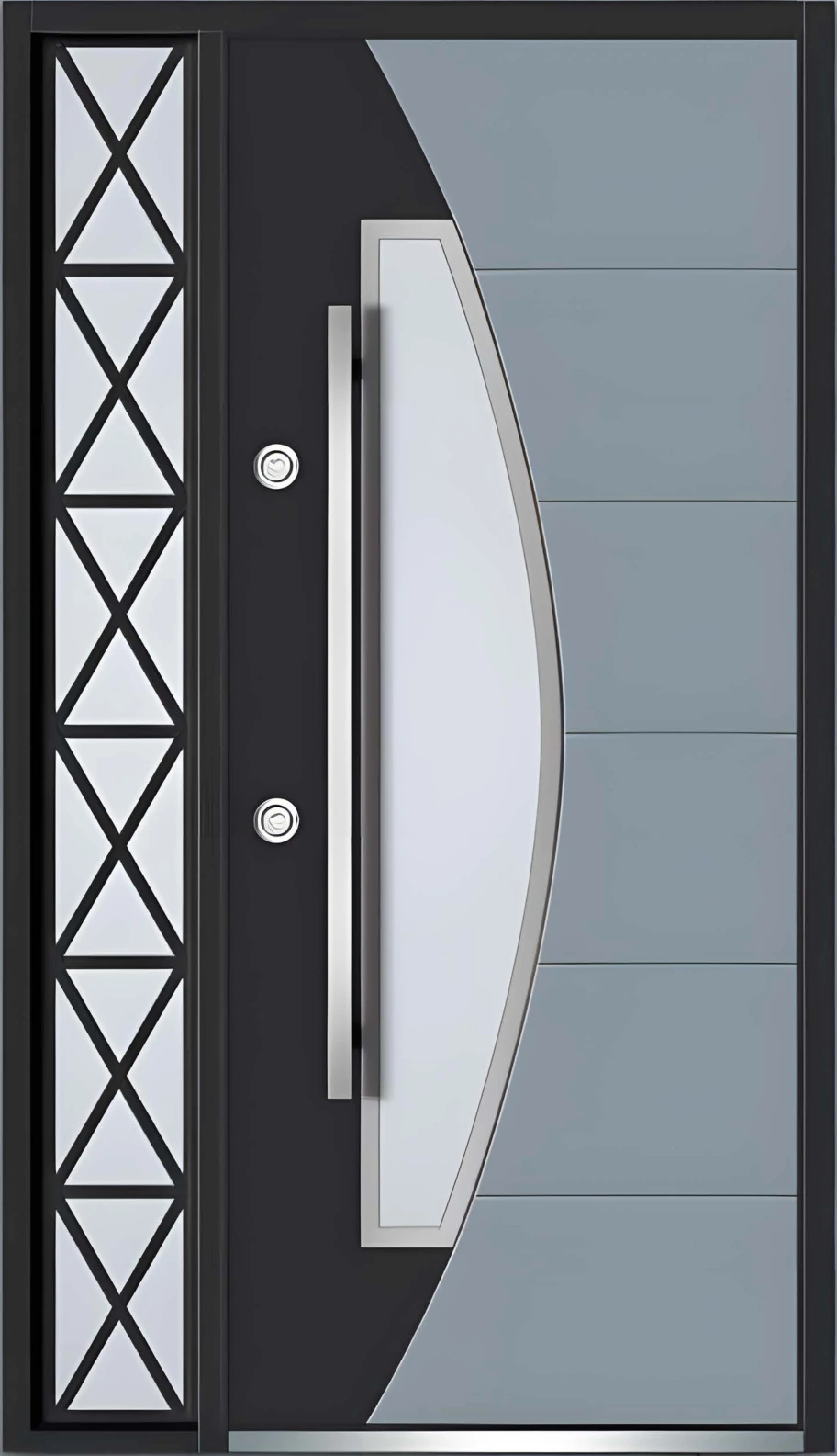 ZI-002 — Zinc alloy entrance, zinc alloy entrance door