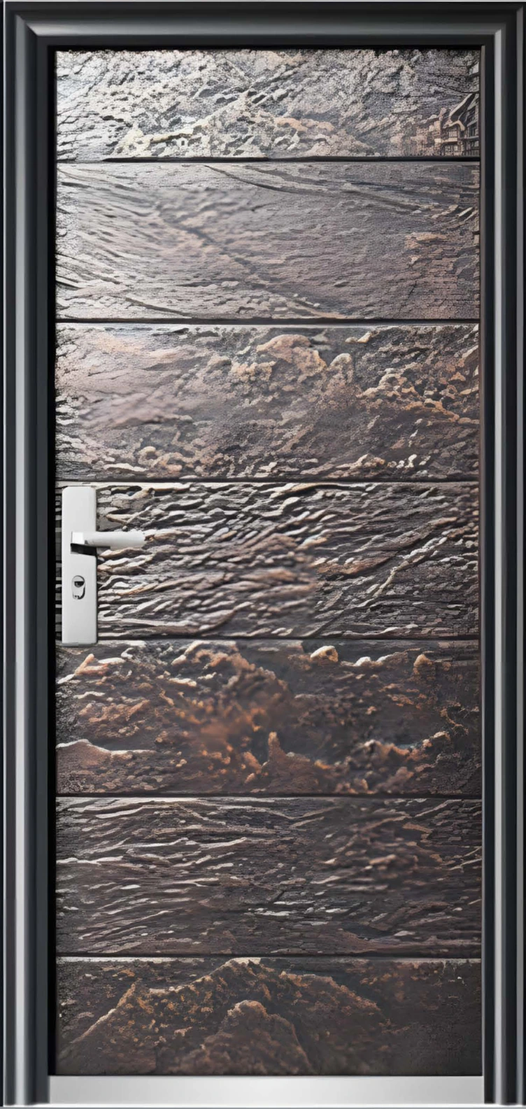 ZI-008 — Zinc alloy entrance, zinc alloy entrance door