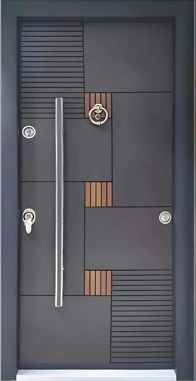 ZI-016 — Zinc alloy entrance, zinc alloy entrance door