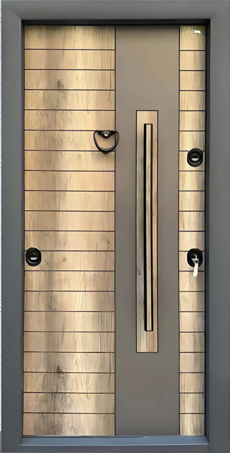 ZI-018 — Zinc alloy entrance, zinc alloy entrance door
