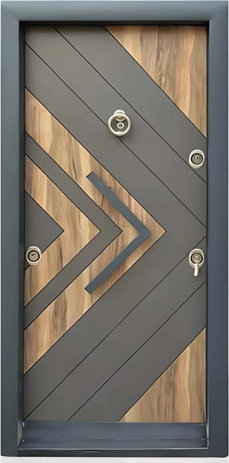 ZI-049 — Zinc alloy entrance, zinc alloy entrance door