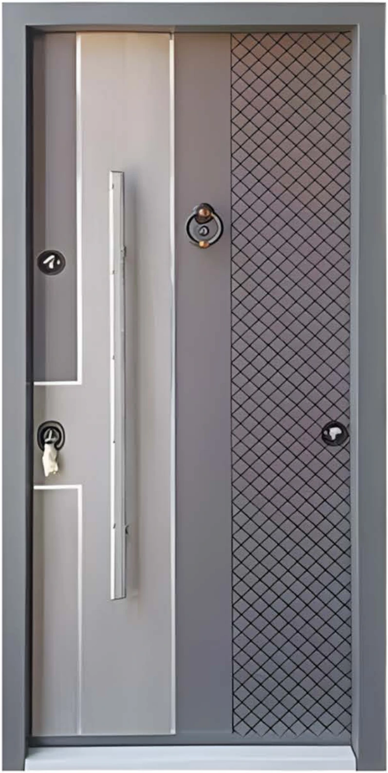 ZI-054 — Zinc alloy entrance, zinc alloy entrance door