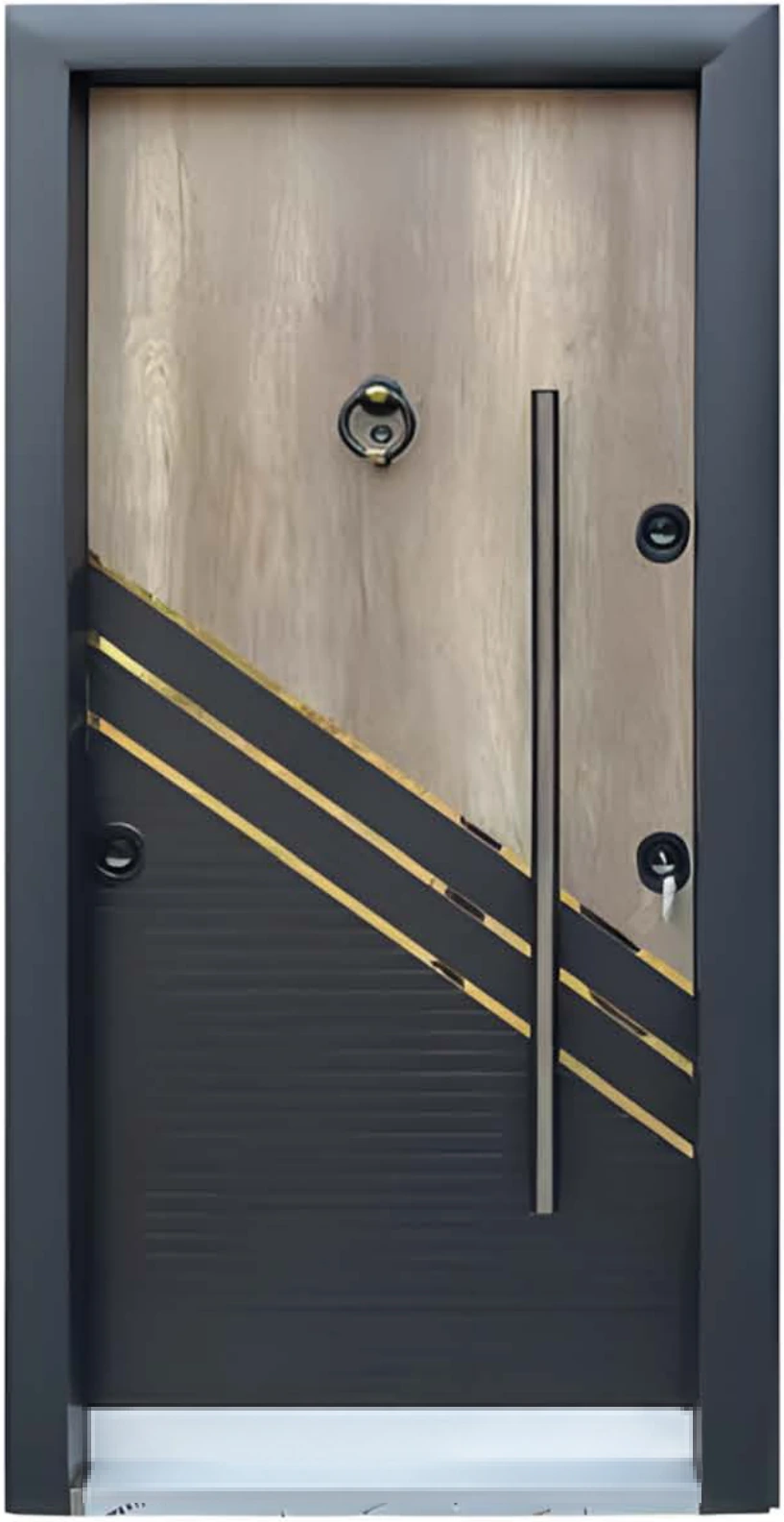 ZI-055 — Zinc alloy entrance, zinc alloy entrance door