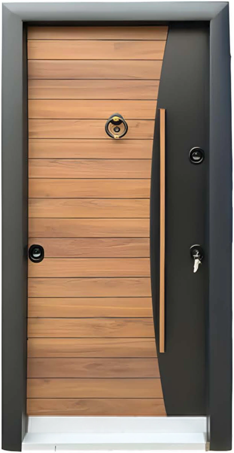 ZI-058 — Zinc alloy entrance, zinc alloy entrance door