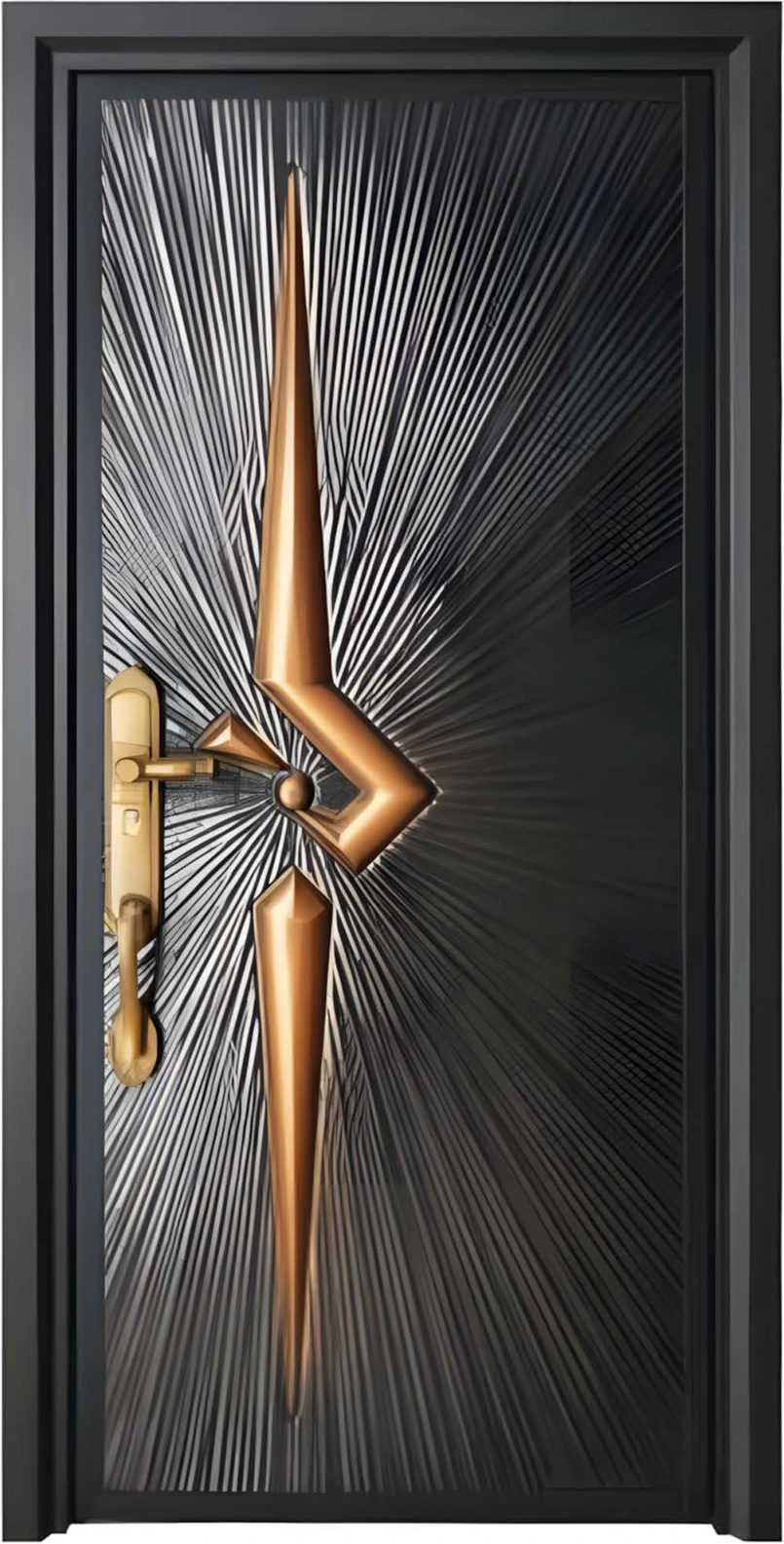 ZI-060 — Zinc alloy entrance, zinc alloy entrance door