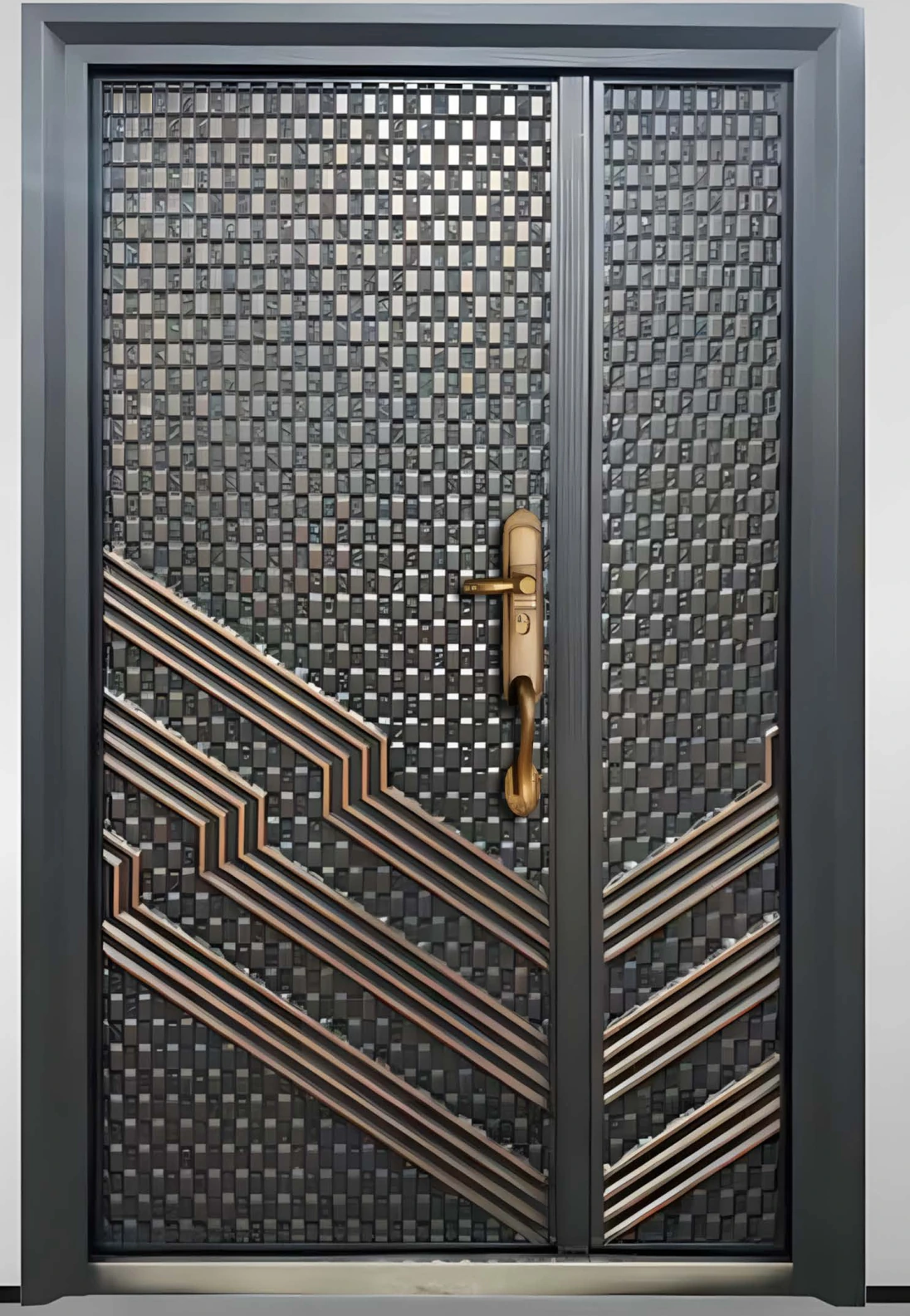 ZI-061 — Zinc alloy entrance, zinc alloy entrance door