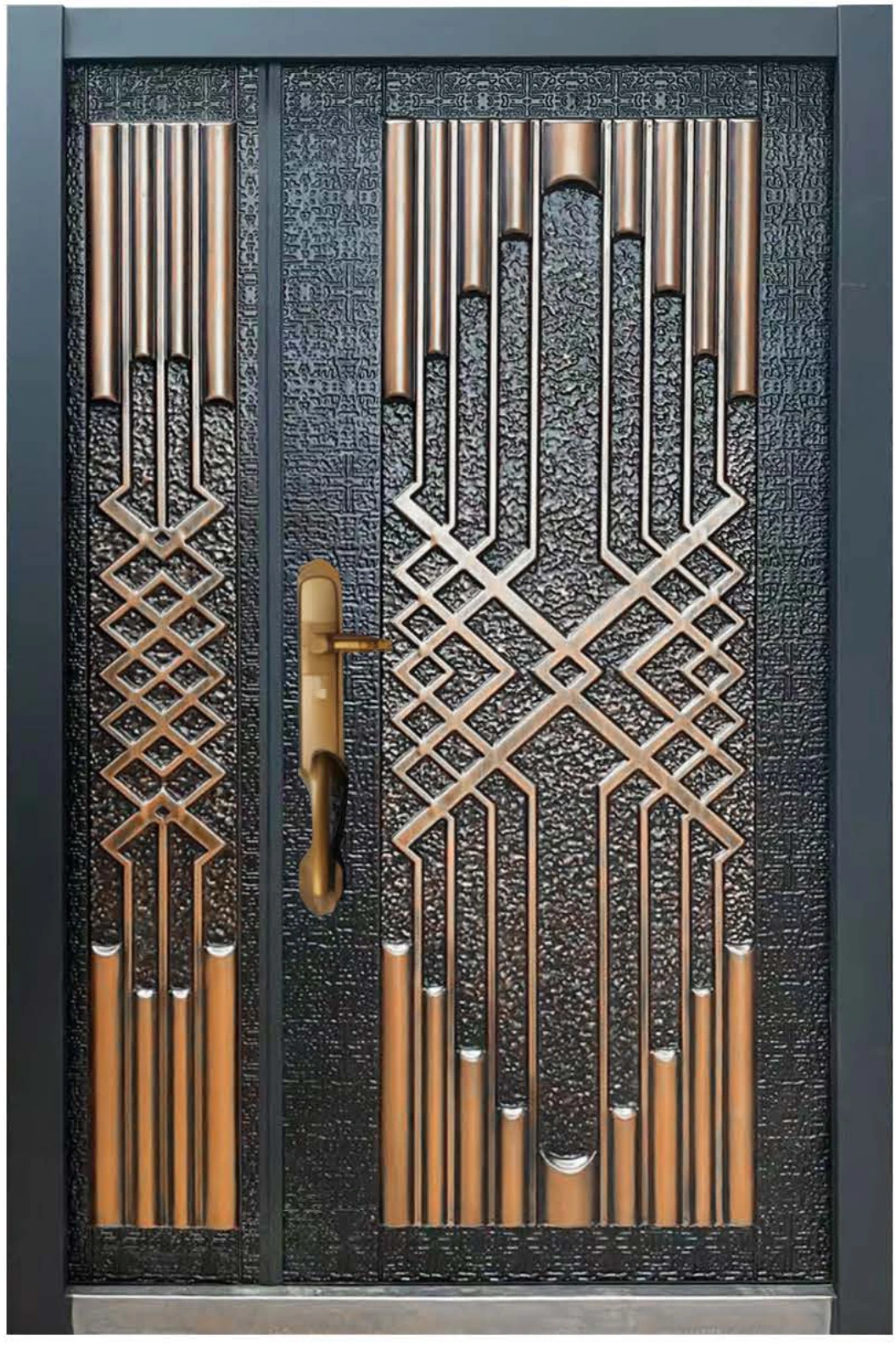 ZI-068 — Zinc alloy entrance, zinc alloy entrance door